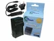 Charger+Car Plug+EU Adapter for Ricoh gr, gx200, g700se, for Panasonic DMC fx3