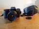 Nikon N70 AF 35mm Film SLR Camera w/ Nikon Case For Parts Untested 