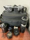Canon FX & Honeywell Pentax SP500 + 3 Lens + Flashing + Case