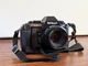 Nikon N2020 Black 35mm SLR Film Camera w/ AF Nikkor 50mm f/1.8 Lens Untested
