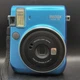 Fujifilm Instax Mini 70 Instant Film Camera Metallic Blue Tested - NO BATT/FILM