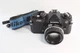 AS IS Nikon FE2 35mm SLR Film Camera Nikkor 50mm F/1.8 Lens From Japan