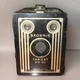 VTG Kodak Brownie Target Six-20 Box Camera Art Deco Black USA 1940s Untested