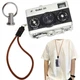Leather Neck Shoulder Strap Metal Lug For Rollei 35 Classic 35S 35TE 35SE Camera