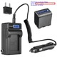 Kastar Battery LCD AC Charger for Sony NP-QM91D Sony DCR-PC115 DCR-PC6 DSC-S75
