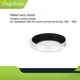Metal Lens Hood for Hasselblad SWC/M Zeiss Biogon C 38mm, Silver