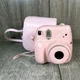 Fuji Instax Mini 7 plus Camera Light Pink W/ Cover Case! Not working 