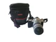 Pentax ZX-50 35mm SLR Film Camera w/ Pentax 28-80 mm Lens, + Case Silver Tested