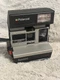 Black & Silver Polaroid Sun 600 LMS Camera Untested - Very Clean