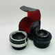 Minolta MD Rokkor-X 45mm F2 "Pancake" Lens & Vivitar Auto Tele Converter 2x-5