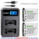Kastar Battery LCD Dual Charger for Fuji NP45 NP45A BC45 Fujifilm instax Mini 70