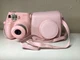 FUJIFILM - Mini 7s Pastel Pink Instax Instant Camera w/ Carrying Case - Tested