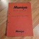 Mamiya Camera MSX 1000 / 500 Parts Catalog 