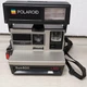 Polaroid Sun 600 LMS Instant Film Camera Black/Silver-UNTESTED