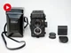 Meter OK [Mint w/Case Hood] Yashica Mat 124G 6x6 TLR Film Camera From Japan #166