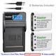 Kastar Battery LCD Charger for Fujifilm NP-45 NP-45A BC-45 & Fuji instax Mini 70