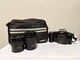 Excellent Minolta Maxxum 5000i AF 35mm SLR Film Camera + 35-80mm 80-200mm Lenses