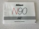 NIKON N90 AF Camera Guide Manual Instruction Photography Book