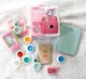 FUJIFILM INSTAX MINI 9 Instant Film Camera (Flamingo Pink) Lot with Accessories