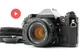 【Exce +5】Canon AE-1 Program Black SLR Film Camera & NFD 50mm f/1.8 From JAPAN