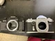 Lot of 2 Ricoh Singlex TLS Film Camera Body & KR-5 Body Only