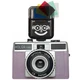 Holga 135BC 35mm Plastic Retro Film Camera 135 BC Purple + Flash