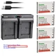 Kastar Battery Dual Charger for Casio NP-20 BC-11L & Casio Exilim EX-Z8 EX-Z60