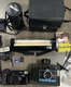 Lot Vintage Vivitar Tec 155 Polaroid Colorpack II Cameras Pentax AF160 + Extras