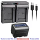 Kastar Battery Dual USB Charger for Sony NP-QM71D Sony DCR-PC115 DCR-PC6 DSC-S75