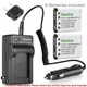 Kastar Battery AC Charger for Fuji NP45 NP-45S BC-45B Fujifilm instax Mini 70