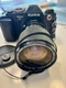 KONICA FS-1 vintage SLR w/Olympus Soligor 28-80mm Zoom lens 35mm FILM CAMERA 