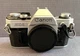Canon AE-1 SLR Film Camera Body Chrome & Black with Canon Data Back A VGC TESTED