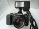 Konica FS-1 35mm SLR Film Camera,HEXANON AR 50/1.7 Lens.KONICA flash.READ!