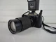 Canon T50 35mm Film Camera w/ROKINON 80-200mm Lens w/ Gemini 2201 Flash Untested