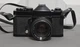 Chinon CS 35mm SLR Film Camera w/55mm F1.7 Lens Untested Turns On Parts Repair?
