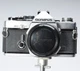 OLYMPUS OM-2 W CAP CHROME WITH SHOE 2 FLASH MOUNT METER WORKS