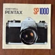Vintage 70&rsquo;s Honeywell Pentax SP 1000 Instruction Manual Excellent Condition