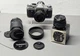 Canon AE-1 SLR Film Camera w/ Canon FD 50mm f/1.8 Lens, Tamron  Zoom Lens