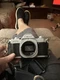 F Vintage Canon AV-1 SLR Film Camera W/ Canon FD 50mm 1.8 Lens