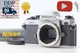VERY LATE 869xxx [Near Mint+++] Nikon New FM2 FM2N Silver Film Camera From JAPAN