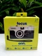 Onn Focus Reusable 35mm Camera with Flash + Film + Battery Included Brown Black