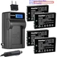 Kastar Battery LCD AC Charger for Kodak KLIC-5001 & Kodak EasyShare DX7440 Zoom