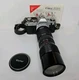 Canon AE-1 35mm Silver SLR Film Camera + Vivitar 85-205mm F/3.8 Lens Japan