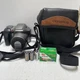 Olympus IS-30 28-110 High Power Twin Flash DLX 35mm SLR Film Camera&Case Works