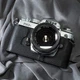 For Nikon FM3A Case Handmade Real Leather Half Camera Case Bag Cover Black