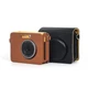 For KODAK MS300 Leather Hard Shell Protective Case Stylish Crossbody Camera Bag