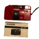 Rokinon Camera SK-102 Focus Free 35 MM Vintage Red & Manual