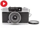 [TESTED] Olympus Pen EE-3 35mm Half Flame Silver Film Camera From JAPAN 2807187