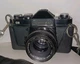 Chinon CS 35mm SLR Film Camera w/55mm f1.7 Lens TESTED WORKS w Shoulder Strap 