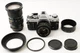 2 Lens!!【N MINT】Canon AE-1 Film Camera new fd 50mm f1.8 / 35-105mm Lens JAPAN
